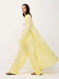 Fongt Lazy Wind Perspective Loose Long Open Shirt Plus Short Skirt Suit Women's Jersey Trousers Two Sets