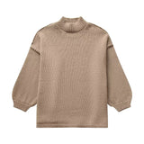 Fongt Women's INS Burst Fashion Loose Casual Knitted Head Sweater