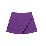 Fongt New Women's Trousers Women's Skirts Summer Color Irregular Skirt
