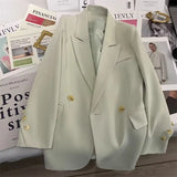 Fongt 2024 New Retro British Style Casual Versatile Small Suit-Outfit