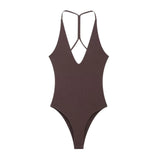Fongt Women's Clothing 2025 New Fashion Simple Body-Suited Slings