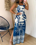 Fongt Fashion Casual Printed Dress Women's Dress