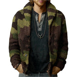 Fongt Men's Wear Autumn/Winter Camouflage Silkfery Sweater Overturned Jacket Jacket Men's
