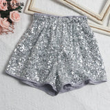 Fongt Details Are Good, There Are Libu Lililiang Shorts High Waist Broad Leg Trousers Tight Waist Leisure Light Skin Hot Pants 9915