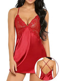 Sex Lingerie Sexy Imitation Ice Silk Back Cross-Sling Aja Pyjale