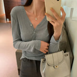 Long Sleeves, Slightly Penetrating Top Girl Autumn, New Korean Style Minority Loose Pullover Sweater Ins-Outfit