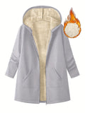Fongt And Long-Term Hooded Jacket In Autumn And Winter 2025