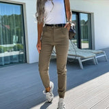 Waist Zipper Fashion Casual Female