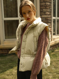 Down Vest Women 2022 New Winter Ultra Light Gilet Female Casual Loose Waistcost 90% White Duck Down Jacket