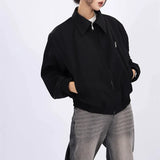 Fongt Military Green Jacket Jacket Female Spring And Autumn Loose Leisure Joker Star Badge Lovers Cardigan Jacket-Outfit