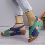 Fongt Sandals Women 2025 Summer New Pine Cake Thick Bottom With Skirt Casually Exposed Toe Beach Cool