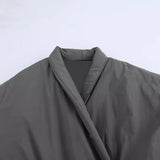 Fongt Fall Women's Double Lint And Uniform Small Design T-Shirt T-Shirt With Cotton Coat 0518047