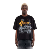 Fongt House T-Shirt White Vic Short-Sleeved SHOOTING HOUSE TEE WHITE Same Printed T-Shirt