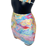 Print Corset Top 2021 Summer Clothes For Women Backless Halter Tank Sexy Crop Tops Y2K 90s E-Girl Fairy Grunge Harajuku