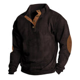 Fongt And Winter New Men's Outdoor Jacket Corduroy Leisure Collar Long Sleeves