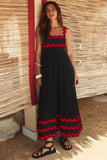 Fongt Women's High-End 2026 Spring And Summer New Sling Dress Print Long Dress Dress Women