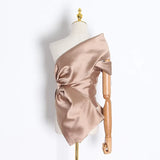 Asymmetrical Sexy Off Shoulder Shirt For Women Skew Collar Sleeveless Blouse Female 2022 Spring Fashion