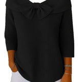 Fongt The New Autumn Of 2025, The French Thin Long-Sleeved Knitted Shirt Women's Early Autumn