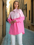 Fongt Version Of Comfortable Casual Long-Sleeved Top 2025 Spring New Temperament Commute Loose Single-Ded Button Shirt