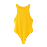 2024 New Ins Style Sexy Tight-Fitting Vest Women's Sleeveless Jumpsuit Trend-Outfit