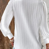 Fongt Explosion Autumn Long Sleeve V-Neck Lace Spliced Shirt Women's Shirt Women's