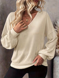 Fongt 2025 Autumn/Winter T-Shirt Blouse Casual Fashion Elegant And Comfortable Knitwear