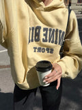 Embroidery Sweatshirt Women 2023 Autumn Winter Loose Sweatshirt Hoodies Female Fashion Hooded Pullovers Sweatshirts