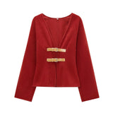 Fongt Women's ZA Autumn And Winter New Triptling With Soft Coat
