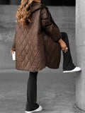 Fongt Women's Winter Rope Leisure Quilt Hooded Coat