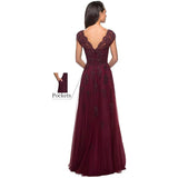 Fongt Bridesmaids Troupe Dress Party Host Art Dress High Waist Thin V-Neck Shoulder