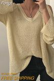 Shoulder Sexy Long Sleeve Cover Up Blouse Women Loose Sunscreen V-neck Tops Elegant Summer Casual Ice Knit Long Shirts
