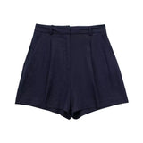 Fongt Vest 99293210 High Waist Casual Shorts 9929221 Set