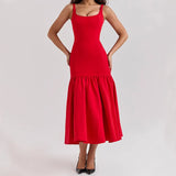 Fongt Long Loose Back Loose New Temperament Women's Dress 2025 Popular Fashion Dress Women's Summer High Sense