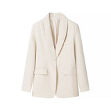 Fongt Women's Winter New Temperament Evening Dress Collar Suit Jacket + Pants Suit