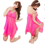 Sex Lingerie Sexy Seduction Suit Women's Transparent Sling Belt Large Size Lace Mesh Large Size