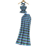 Fongt Style Unique Water Corrugated Sling Sling Coat High Waist Repair Look Hips