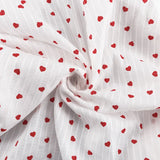 Fongt Women's 2024 New Fashion Cotton Love Print Long Sleeve Lapel Shirt Casual Shorts Set-Outfit
