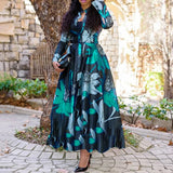 Fongt Digital Print Four Sides Of The New Dress