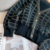 Plaid Sweaters 2 Piece Sets Women Causal Half Turtleneck Knit Pullover Tracksuit Slim High Waist Knitwear Skirts