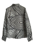 Fongt Casual Loose Shirt Women's Button T-Shirt