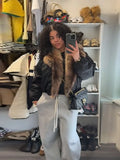 Fongt Fashion New Autumn And Winter Retro Thick Thick Collar Short Cotton Coat Woman