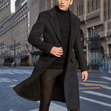 Fongt New British Men's Long Wind Coat, The Big Coat Wish Men's