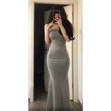 Fongt Suspension Dress Women's Dresses 2025 Summer New Sexy Hottie Skinny Fishtails