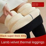 Leggings for Women Thickened High Waisted Lamb Cashmere Pants Cotton Casual Basic Versatile Autumn/Winter Women