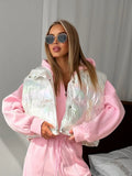 Fongt Cotton Hooded Jacket Women's Autumn And Winter Warm Version Of The Handsome Broad Sleeveless Hooded Top