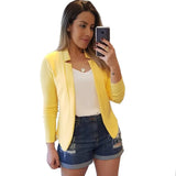 Fongt Autumn And Winter New Temu Solid Color Casual Career Small Suit Coat Women's Clothing