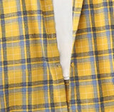 New Women Vintage Oversize Flannel Plaid Shirt With Pockets Full Sleeve Turn Down Collar Blouse Casual Basic Tops