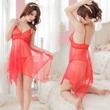 Sex Lingerie Sexy Seduction Suit Women's Transparent Sling Belt Large Size Lace Mesh Large Size