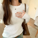 Bottomed Sweater For Women In Autumn And Winter, The New Style Women's Wear Has A Slim, Lean Sweater And Knitted Shirt.-Outfit