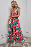 Fongt Shooting 2026Wish Spring Sexy Bareback Print Holiday Wind Sling Dress Woman